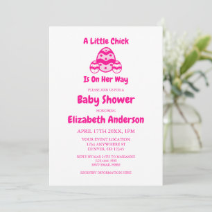 Little Chick Easter Baby Shower Invitation