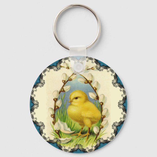 Little Chick Easter Keychain (Front)