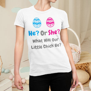 Little Chick Gender Reveal T-Shirt