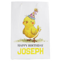 Little Chick Personalized Wrapping Paper Birthday