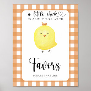 Little Chicken Favours Poster