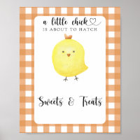 Little chicken - sweets and treats baby shower