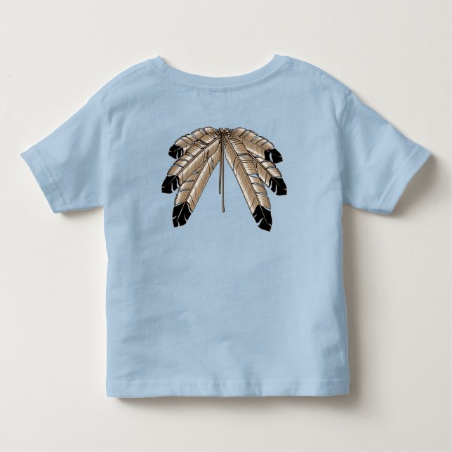 Little Chief Baby Shirt First Nations Toddler Tee (Back)