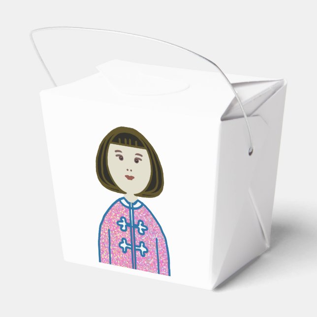 Little China girl Favour Box (Back Side)