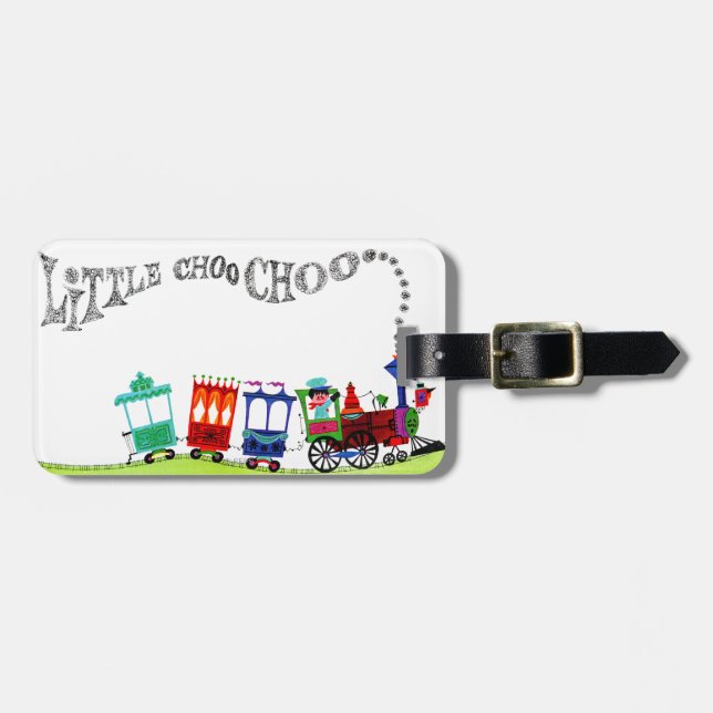 Little Choo Choo Luggage Tag (Front Horizontal)