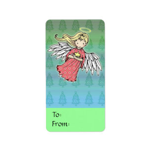 Little Christmas Angel Gift Tags
