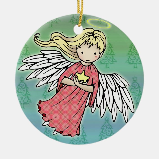 Little Christmas Angel Ornament (Front)