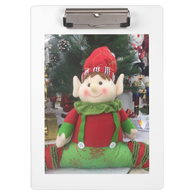 LITTLE "CHRISTMAS ELF" CLIPBOARD (Front)