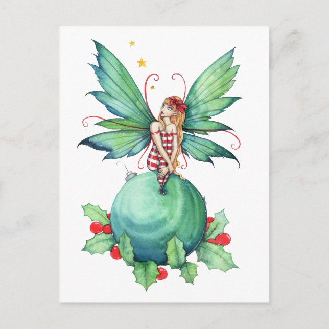 Little Christmas Fairy Postcard (Front)