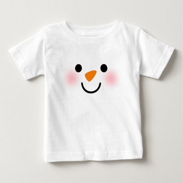 Little Christmas Joy – Baby Holiday Baby T-Shirt (Front)
