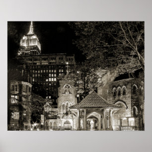 LITTLE CHURCH BIG CITY Poster (Matte)