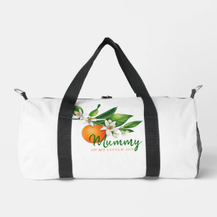 Little Citrus Mama Celebration Print Cut Sew Hand Duffle Bag