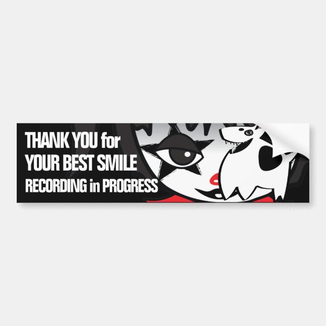 Little Clown Crime Watch Bumper Sticker (Front)