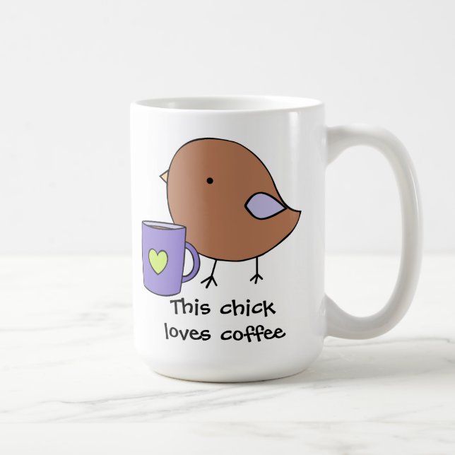 Little Coffee chick mug (Right)
