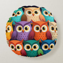 Little Colorful Owls