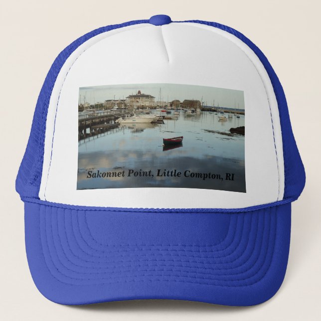 Little Compton, RI - Sakonnet Point, Harbour Trucker Hat (Front)