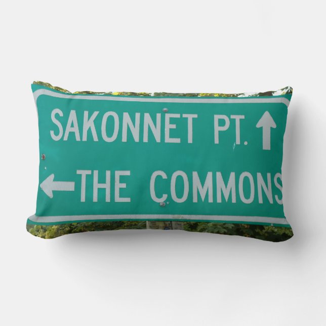 Little Compton, RI - Sakonnet Point, The Commons Lumbar Cushion (Front)