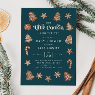 Little Cookie Baby Shower Gender Neutral Invitation