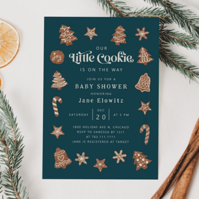 Little Cookie Baby Shower Gender Neutral Invitation (Creator Uploaded)