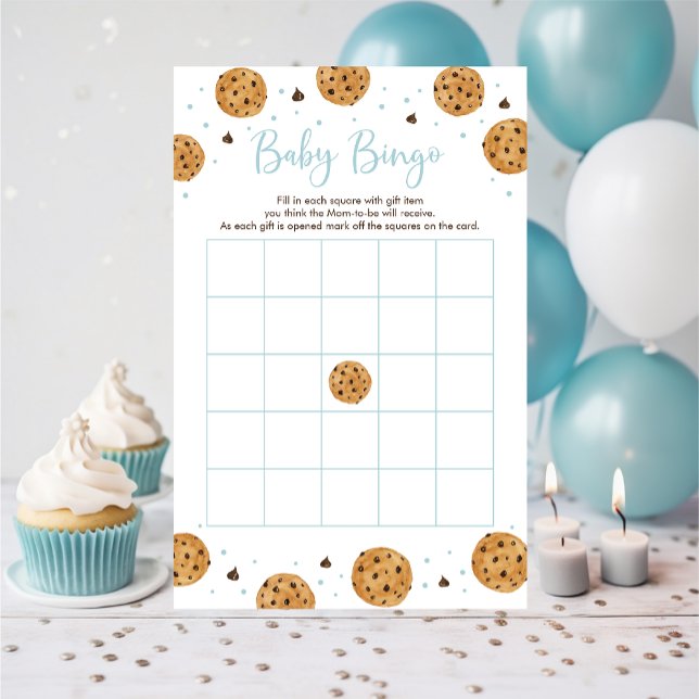 Little Cookie Blue Boy Baby Shower Bingo Game (Creator Uploaded)