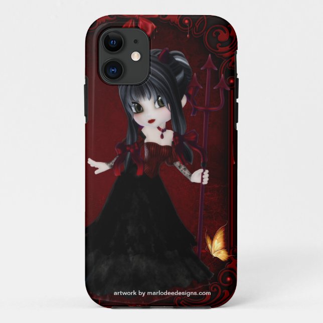Little Cookie Devil Girl Design 1 Case-Mate iPhone Case (Back)