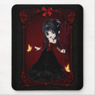 Little Cookie Devil Girl Design 1 Mousepad