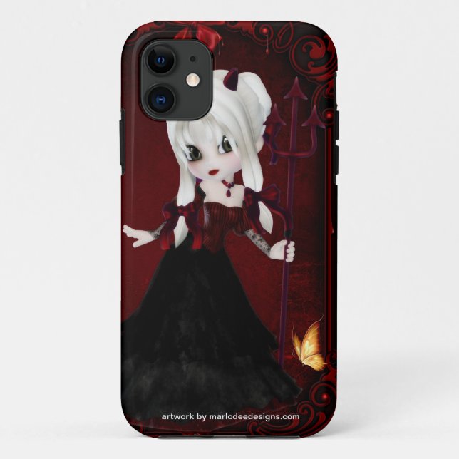 Little Cookie Devil Girl Design 2 Case-Mate iPhone Case (Back)