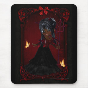 Little Cookie Devil Girl Design 4 Mousepad