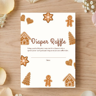 Little Cookie Gingerbread Baby Shower Enclosure Card