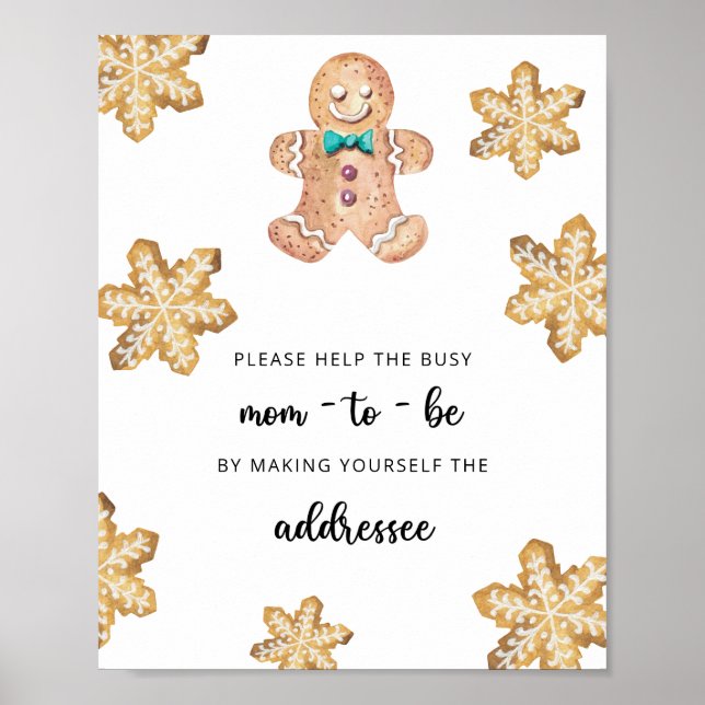 Little cookie - Help the Busy Mum-to-Be  Poster (Front)