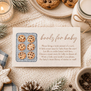Little Cookie In The Oven Bakery Books for Baby Enclosure Card