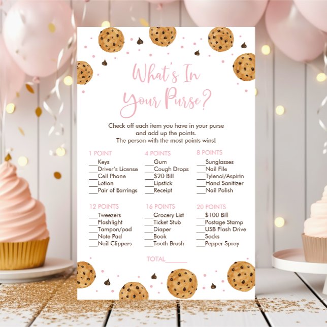 Little Cookie Pink Girl What's In Your Purse Game (Creator Uploaded)