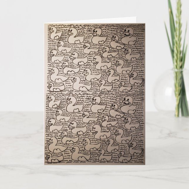 Little Corey's Laboratory Repeat Pattern Birthday  Card (Front)