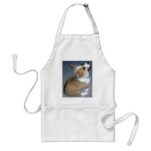 Little Corgi Puppy Dog Gear Standard Apron