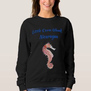 Little Corn Island Nicaragua Seahorse Souvenir Sweatshirt