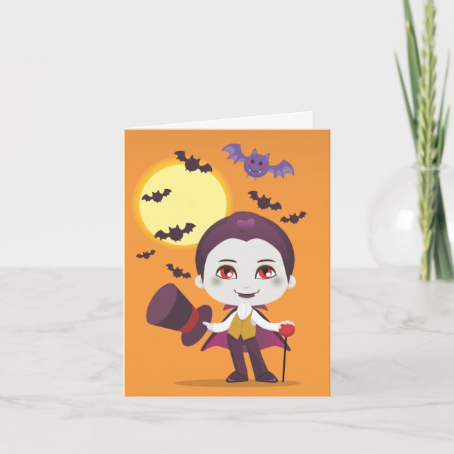 Little Count Dracula Card (Front)