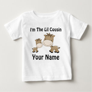 Little Cousin Horse Personalised T-shirt