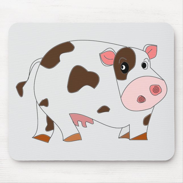 Little Cow Mouse Pad (Front)