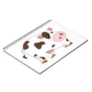 Little Cow Notebook Cartoon - Painting