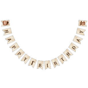 Little cowboy 1st rodeo birthday party rustic  bunting 