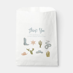 Little Cowboy Blue Baby Shower Favour Bag