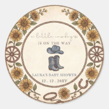 Little Cowboy Boy Baby Shower