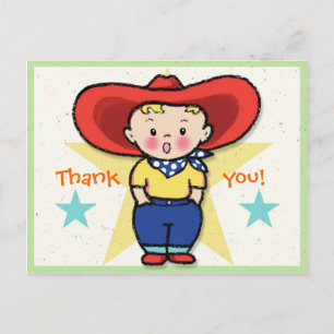 Little Cowboy Thank you! Card