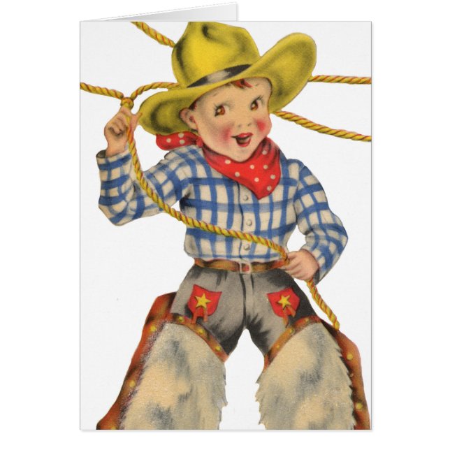 Little Cowboy With Lariat (Front)