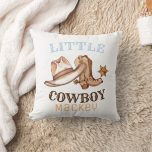 Little Cowboy's First Rodeo Wild West  Cushion