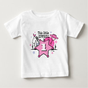 Little Cowgirl 1st Birthday T-shirt