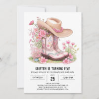 Little Cowgirl and Cacti Birthday