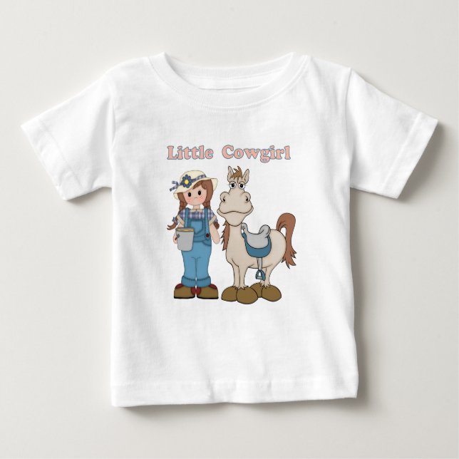 Little Cowgirl Baby T-Shirt (Front)