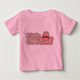 Little Cowgirl - Girls Western Baby T-Shirt