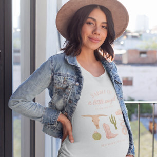 Little Cowgirl Mummy To Be T-Shirt